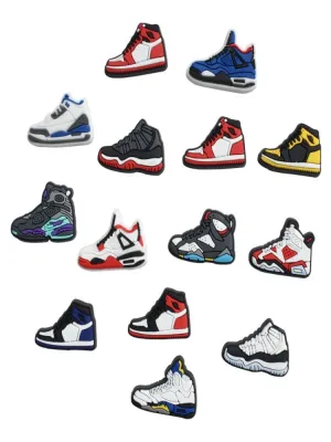 12Pcs Sneaker Charms for Kids & Men - Fun Styles