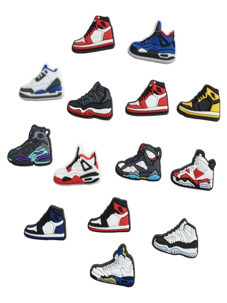 12Pcs Sneaker Charms for Kids & Men - Fun Styles