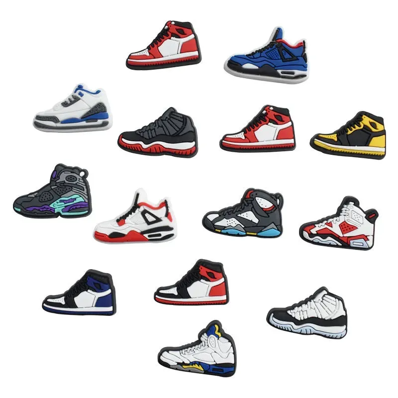 12Pcs Sneaker Charms for Kids & Men - Fun Styles