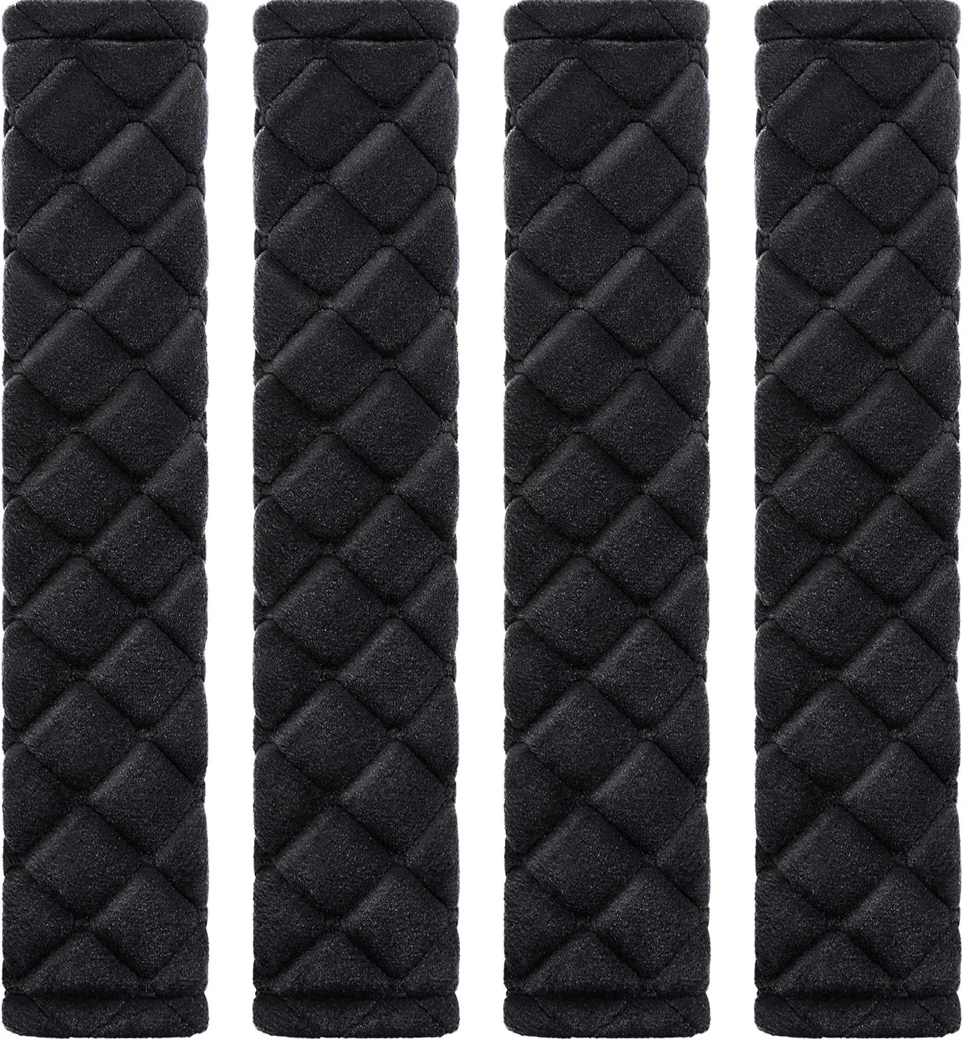 4 Pack Car Seat Belt Pads Seatbelt Protector Soft Comfort Seat Belt Shoulder Strap Covers Harness Pads Helps Protect Your Neck and Shoulder Universal Fit for All Cars