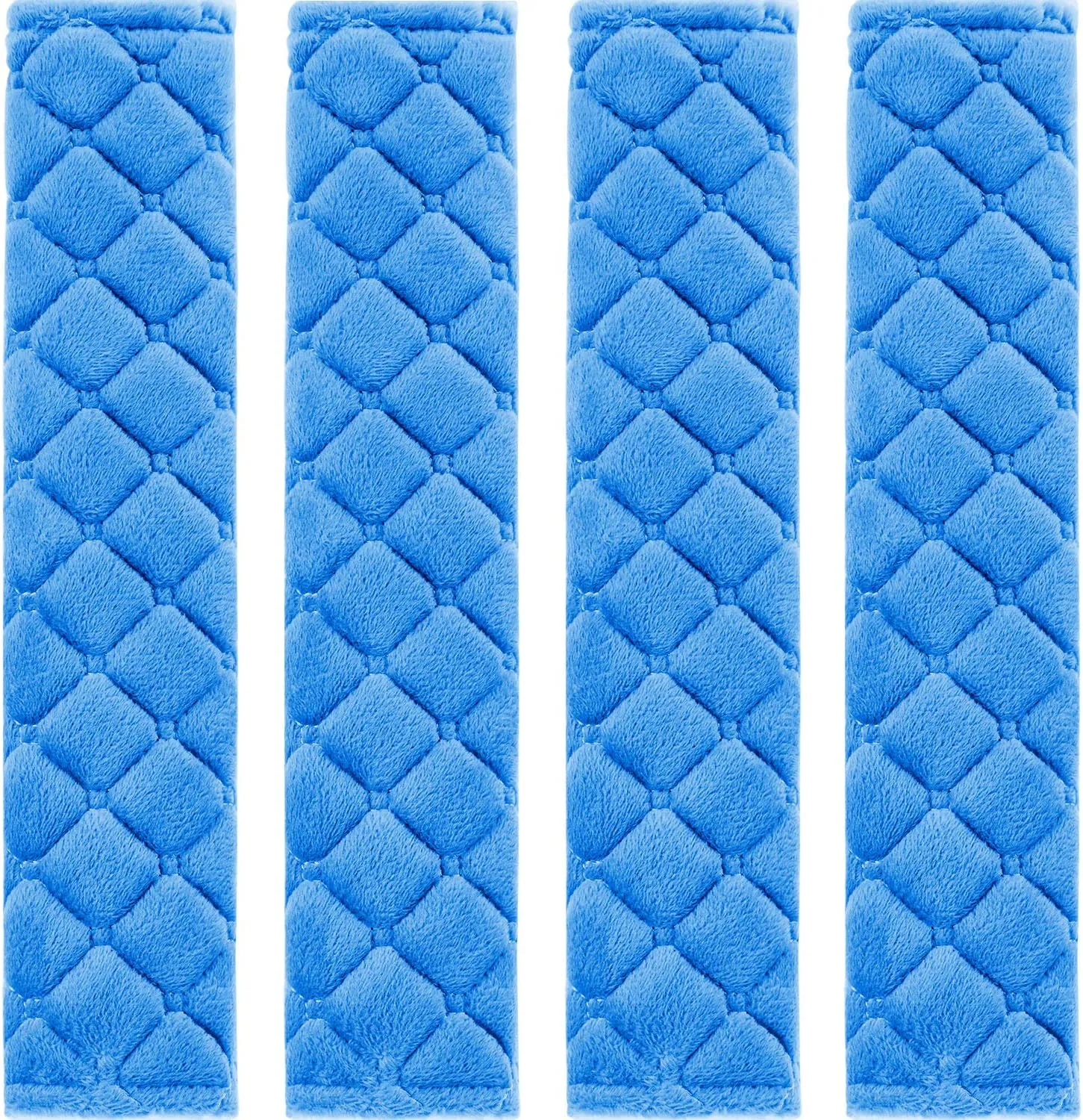 4 Pack Car Seat Belt Pads Seatbelt Protector Soft Comfort Seat Belt Shoulder Strap Covers Harness Pads Helps Protect Your Neck and Shoulder Universal Fit for All Cars