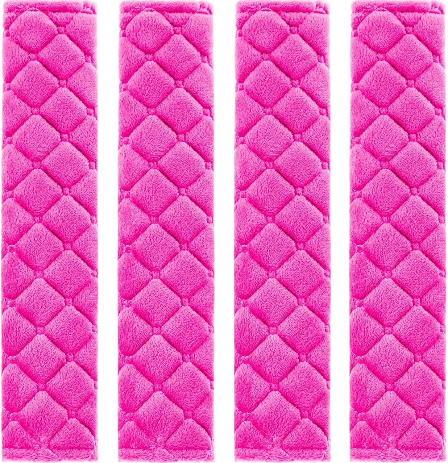 4 Pack Car Seat Belt Pads Seatbelt Protector Soft Comfort Seat Belt Shoulder Strap Covers Harness Pads Helps Protect Your Neck and Shoulder Universal Fit for All Cars