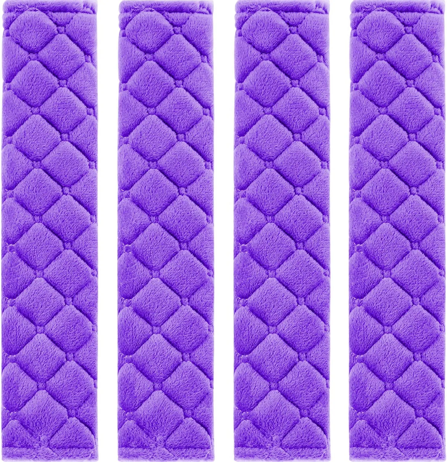 4 Pack Car Seat Belt Pads Seatbelt Protector Soft Comfort Seat Belt Shoulder Strap Covers Harness Pads Helps Protect Your Neck and Shoulder Universal Fit for All Cars