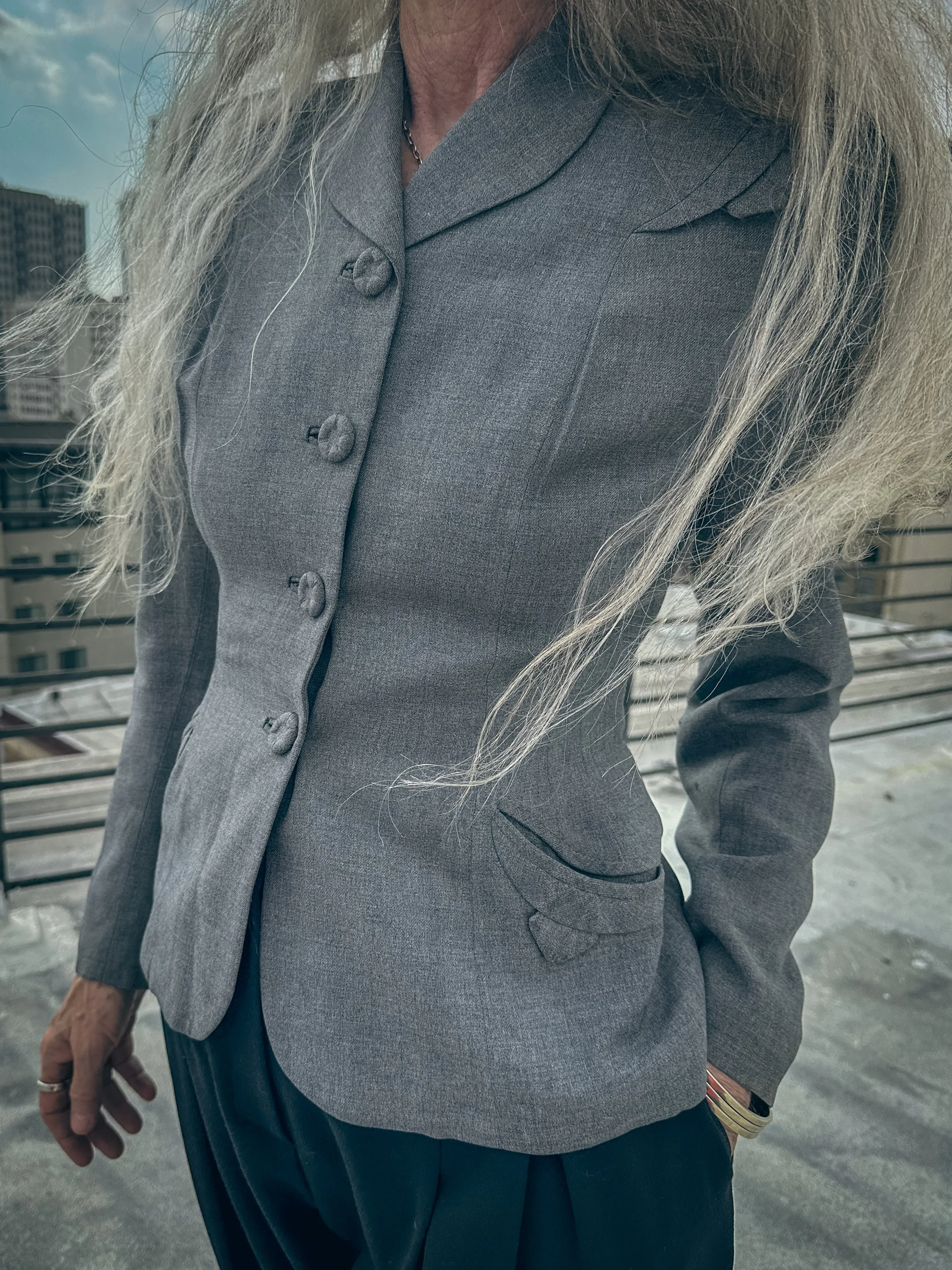 40’s Grey Blazer