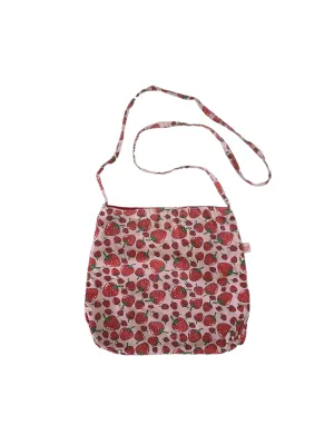 90s strawberry printed mini bag