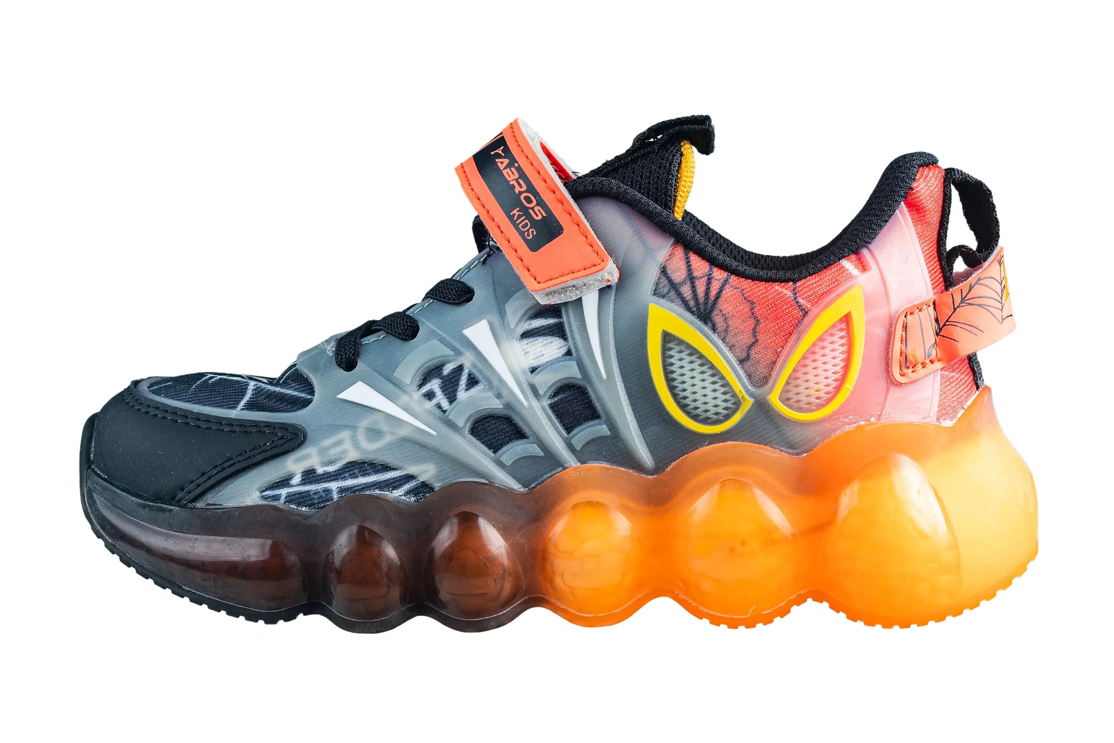 Abros Children Black / Orange Sports Shoe