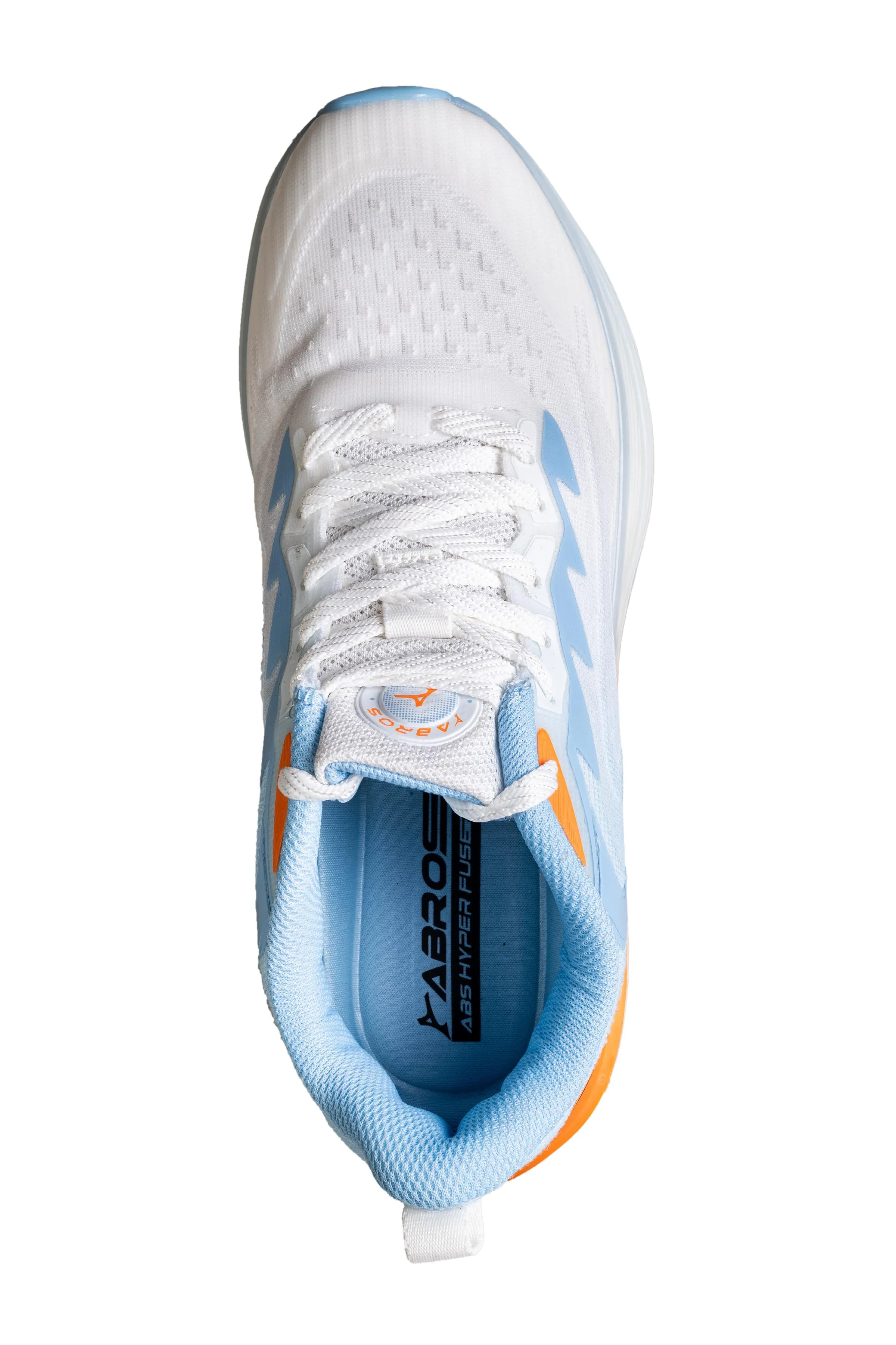 Abros Gents Off White / Ice Blue Sports Shoe