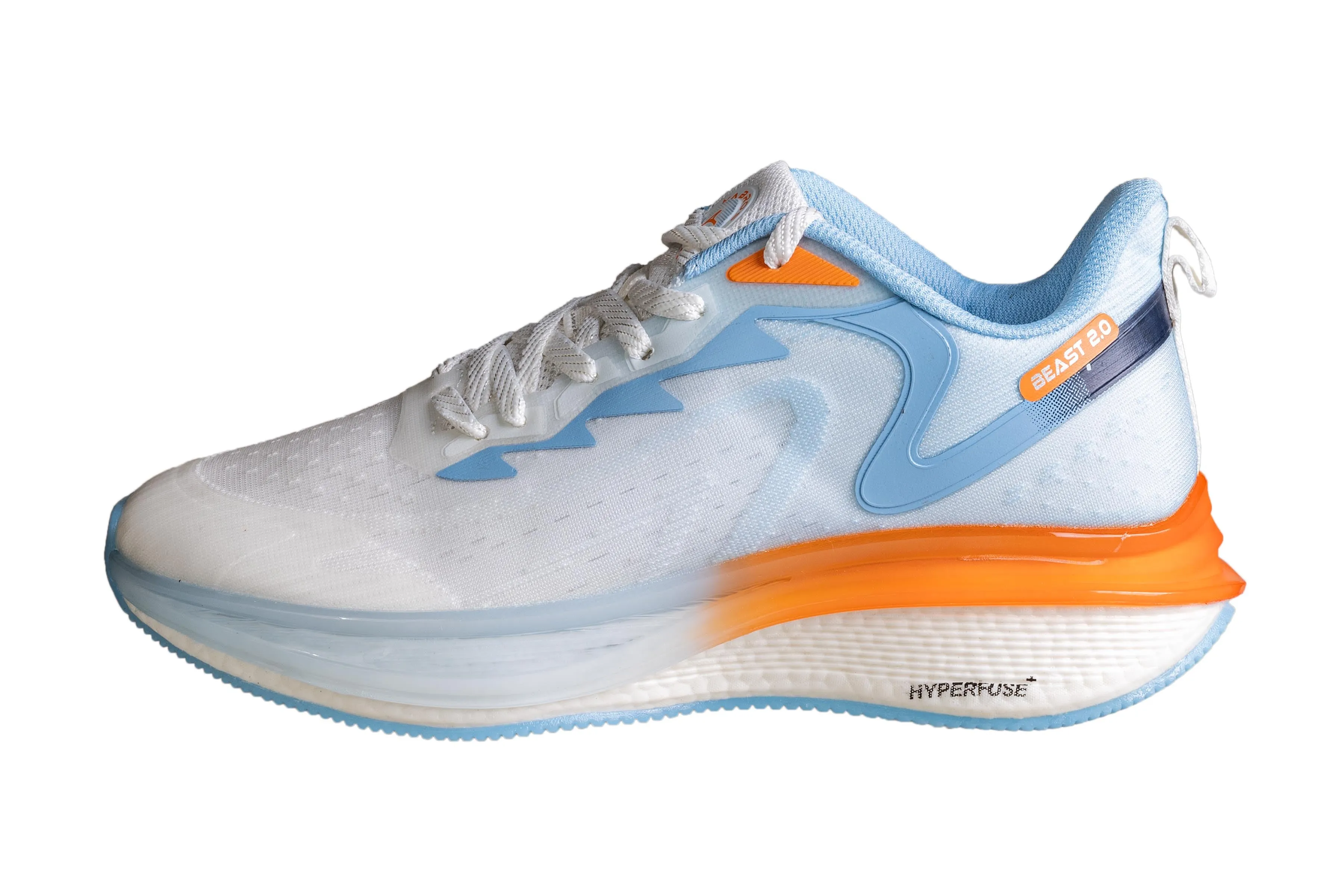 Abros Gents Off White / Ice Blue Sports Shoe