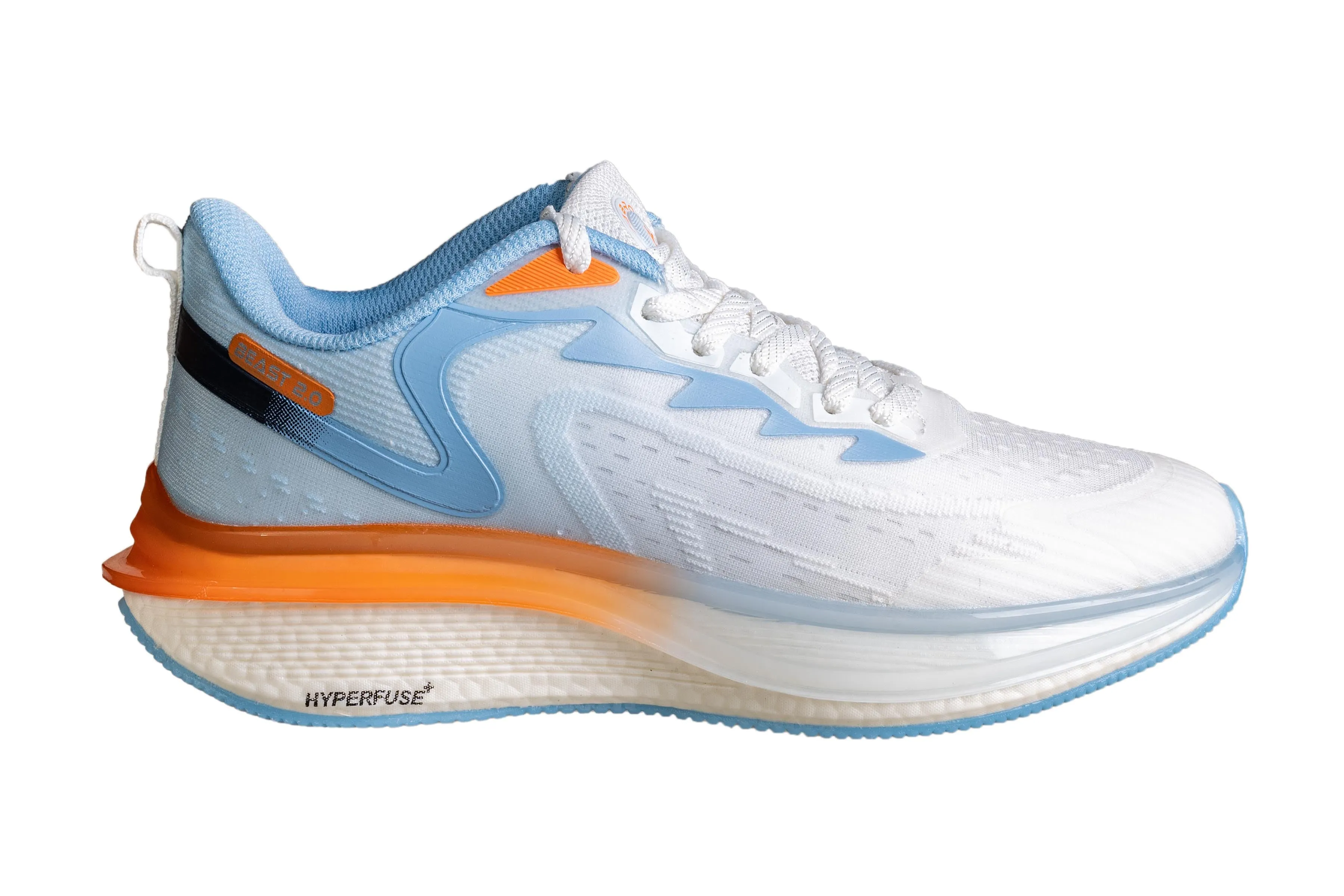 Abros Gents Off White / Ice Blue Sports Shoe