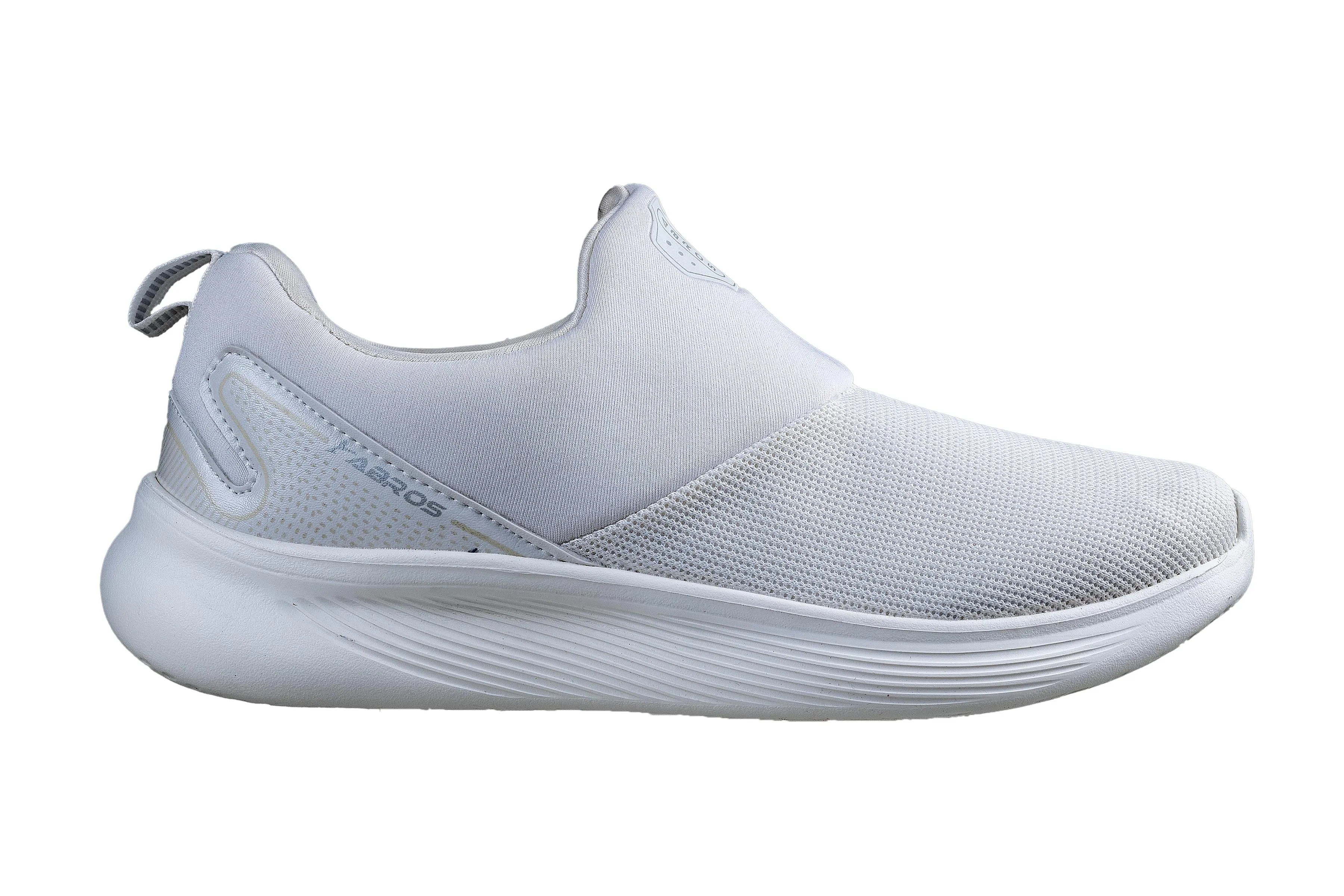 Abros Gents Off White / Silver Sports Shoe