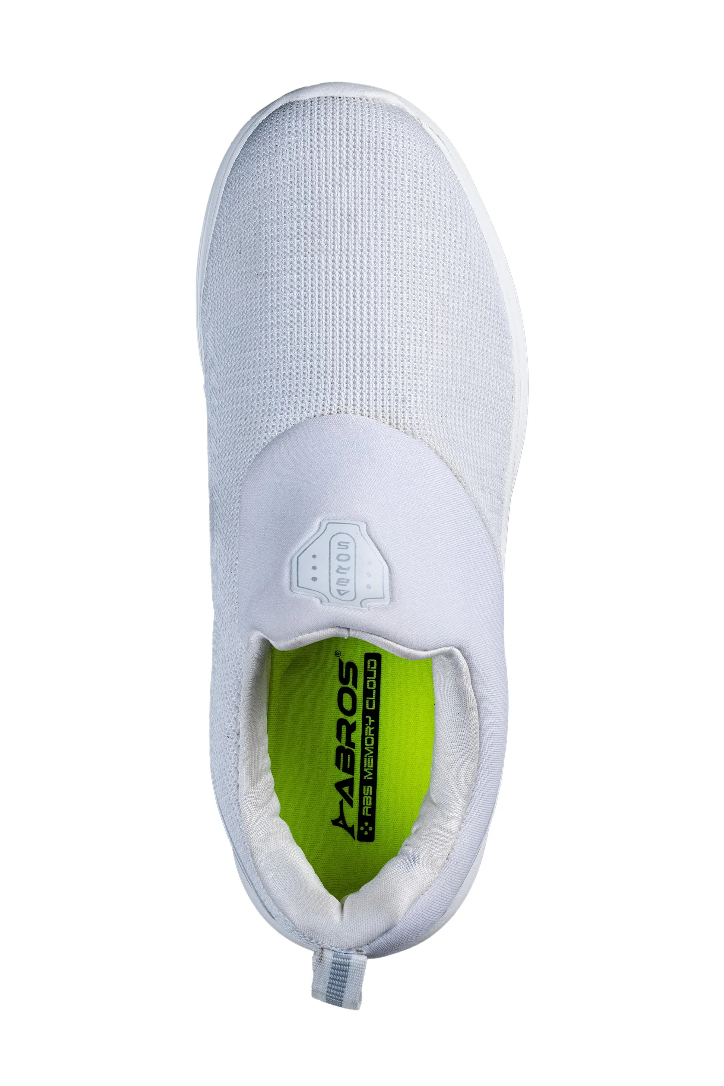 Abros Gents Off White / Silver Sports Shoe