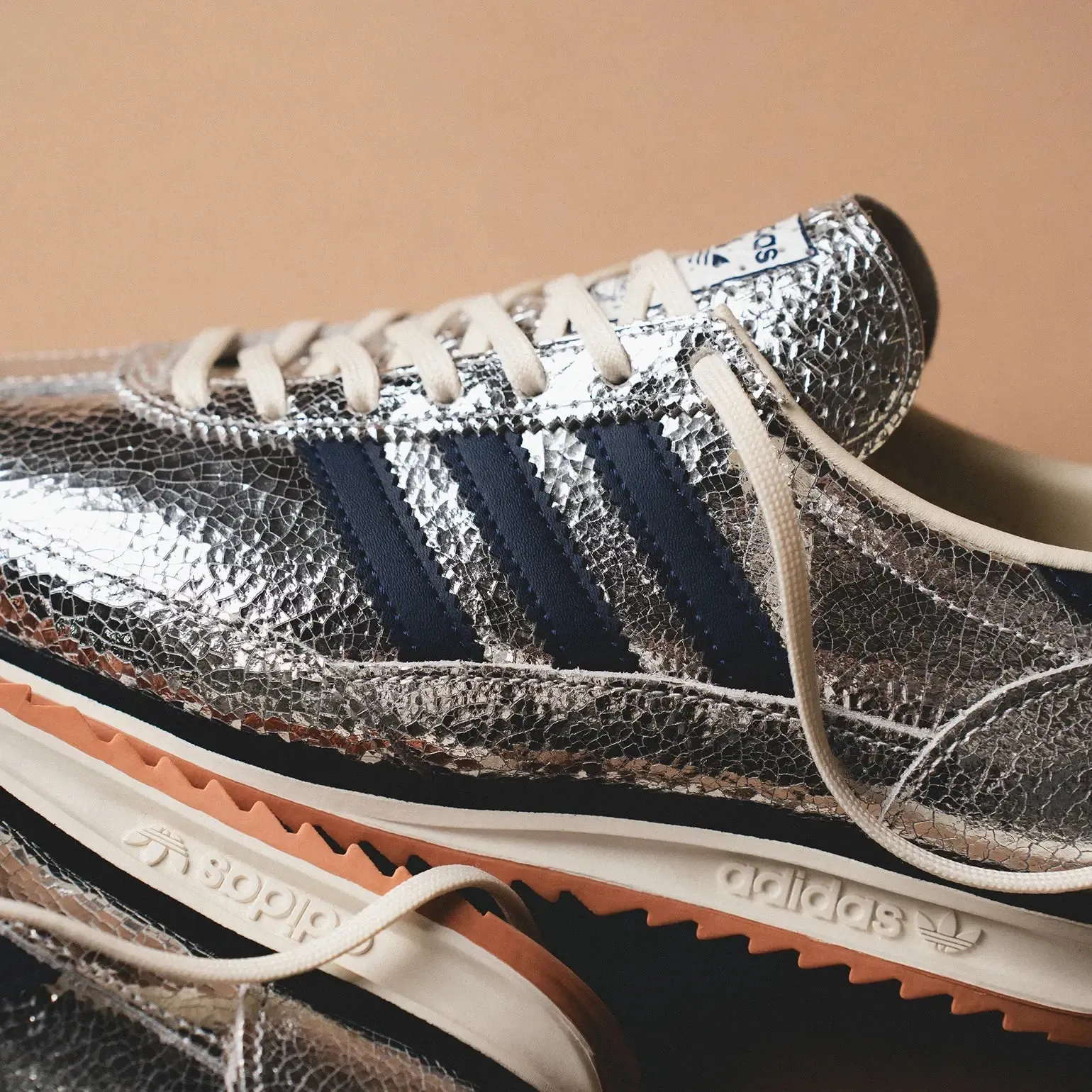 Adidas SL 72 OG Silver Metallic Collegiate Navy