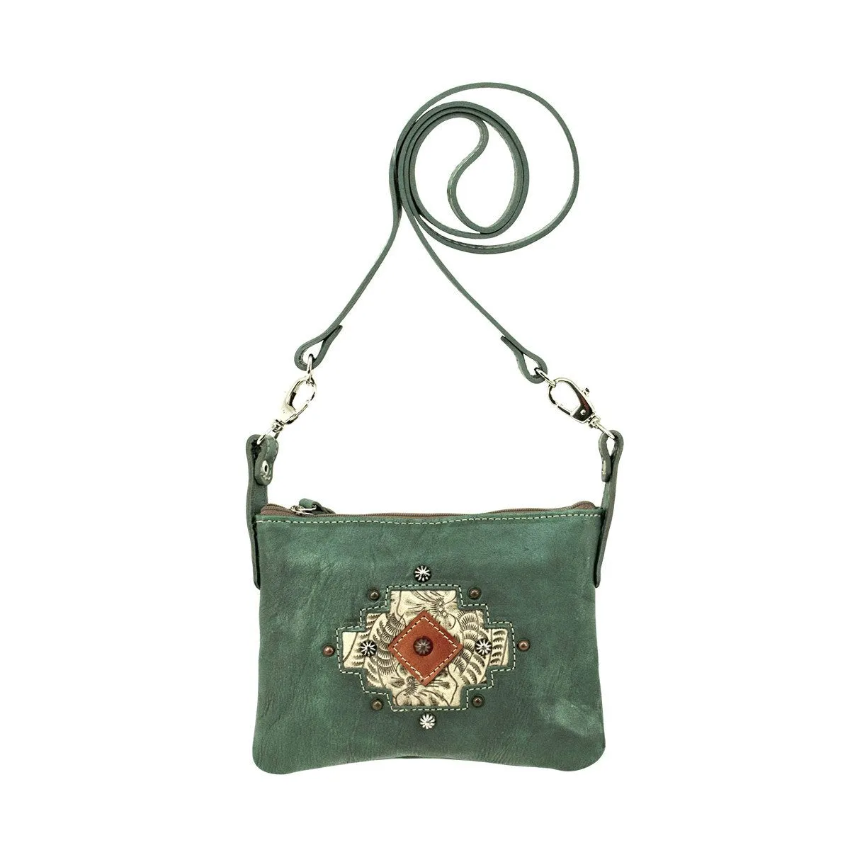 American West Handbag Navajo Soul Collection: Trail Rider Crossbody Hip