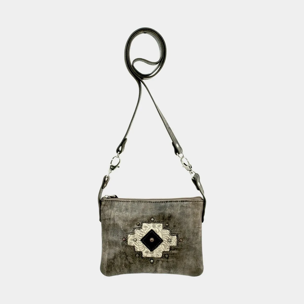 American West Handbag Navajo Soul Collection: Trail Rider Crossbody Hip