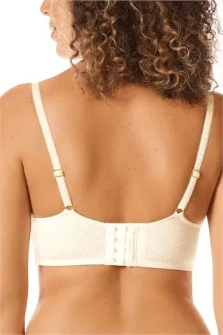 Amoena Kyra Soft Cup Pocketed Mastectomy Non-Wired Bra - Off White/Sand 44910