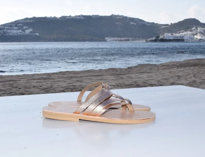 Ancient Greek bridesmaid sandals