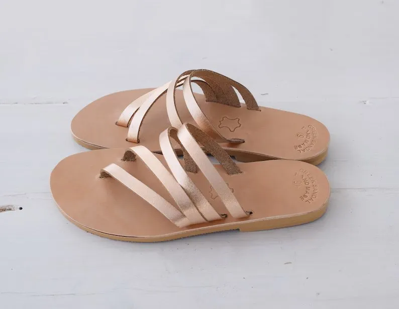 Ancient Greek bridesmaid sandals