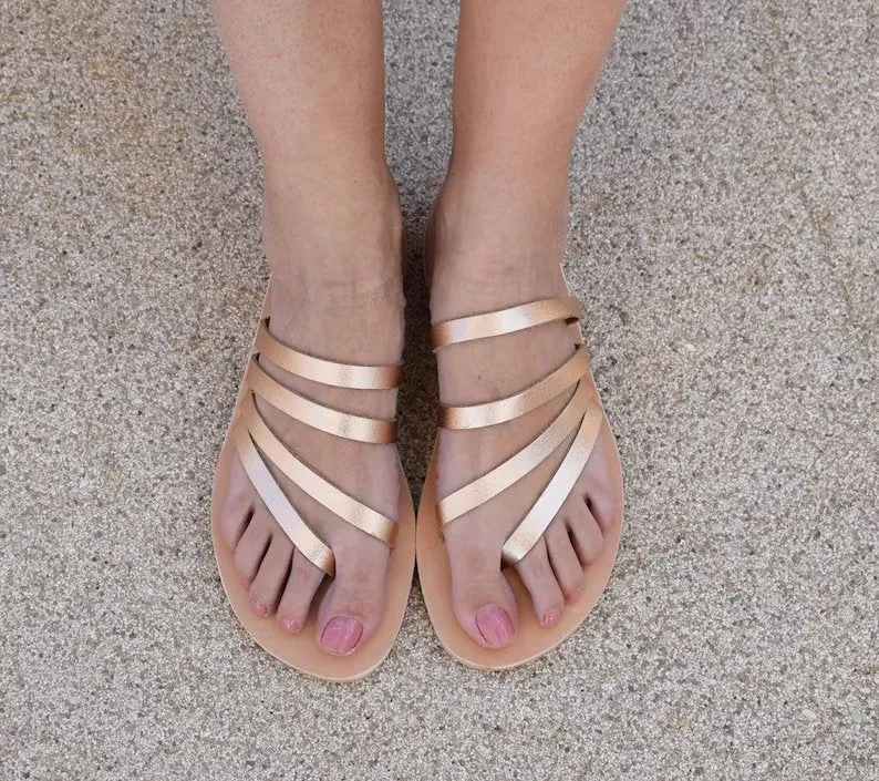 Ancient Greek bridesmaid sandals
