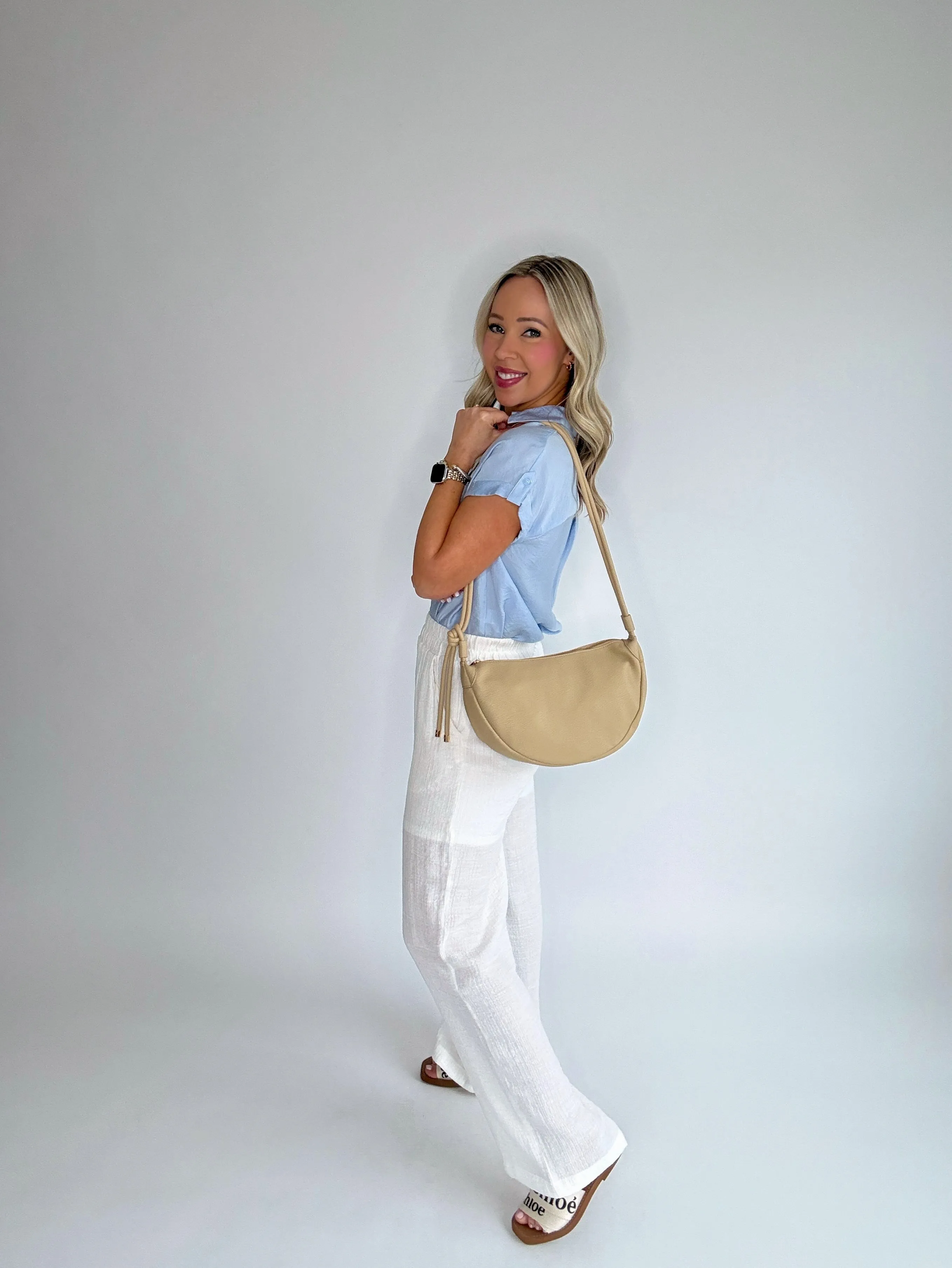 Aria Convertible Sling Bag - Sand