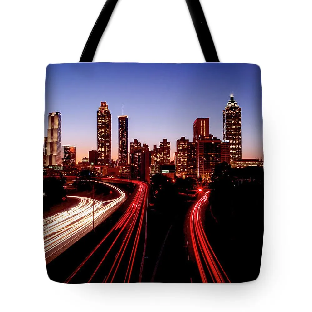 Atlanta At Night - Tote Bag