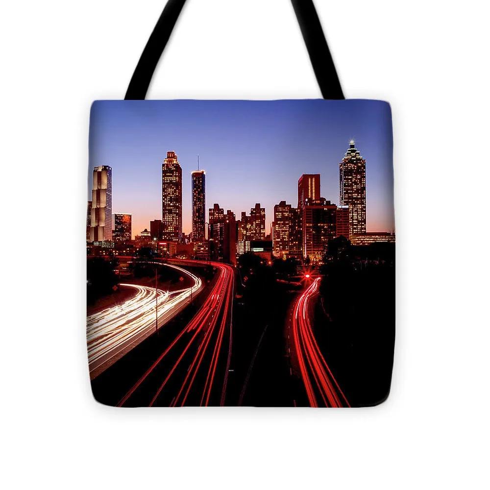 Atlanta At Night - Tote Bag
