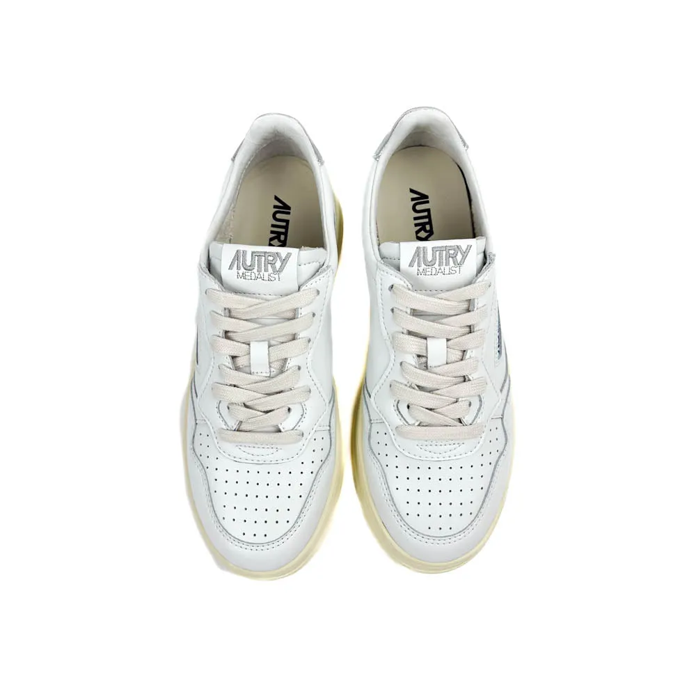 Autry - Medalist Low AULW LL05 (White/Silver)