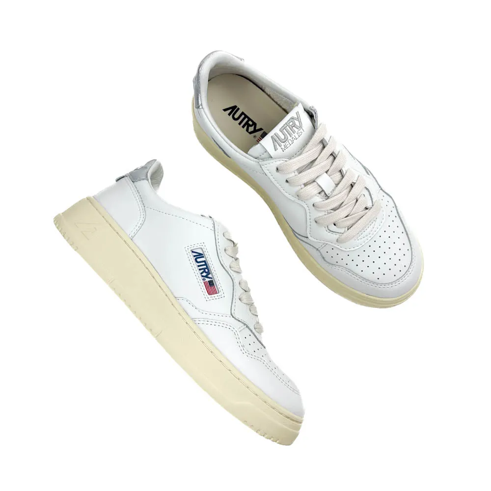 Autry - Medalist Low AULW LL05 (White/Silver)