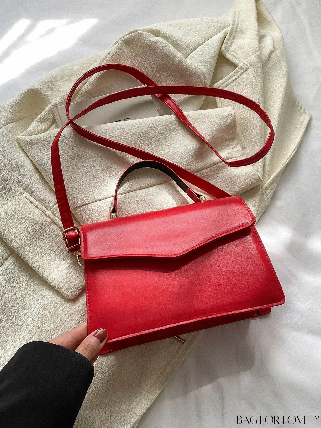 BagForLove - Chic & Minimalist Solid Color Tote: Elevate Your Fashion