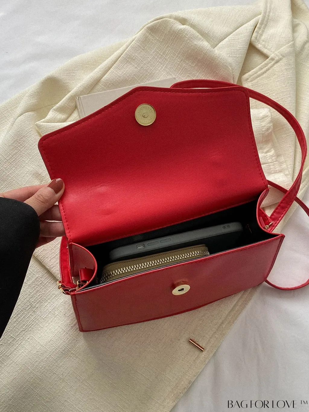BagForLove - Chic & Minimalist Solid Color Tote: Elevate Your Fashion