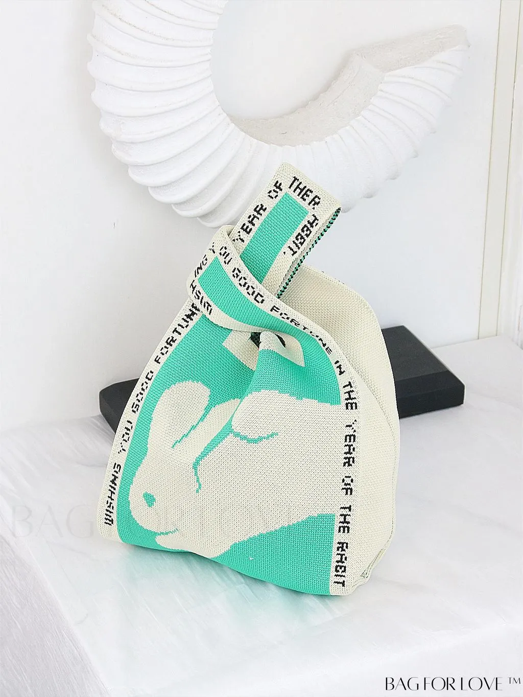 BagForLove - Chic Color Block Handbag with Geometric Crochet Pattern for Stylish Vacation
