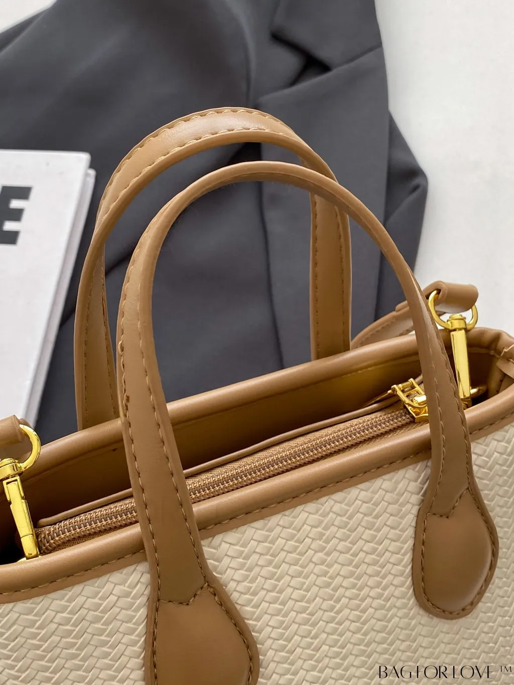 BagForLove - Chic Colorblock Handbag & Shoulder Bag with Minimalist Design
