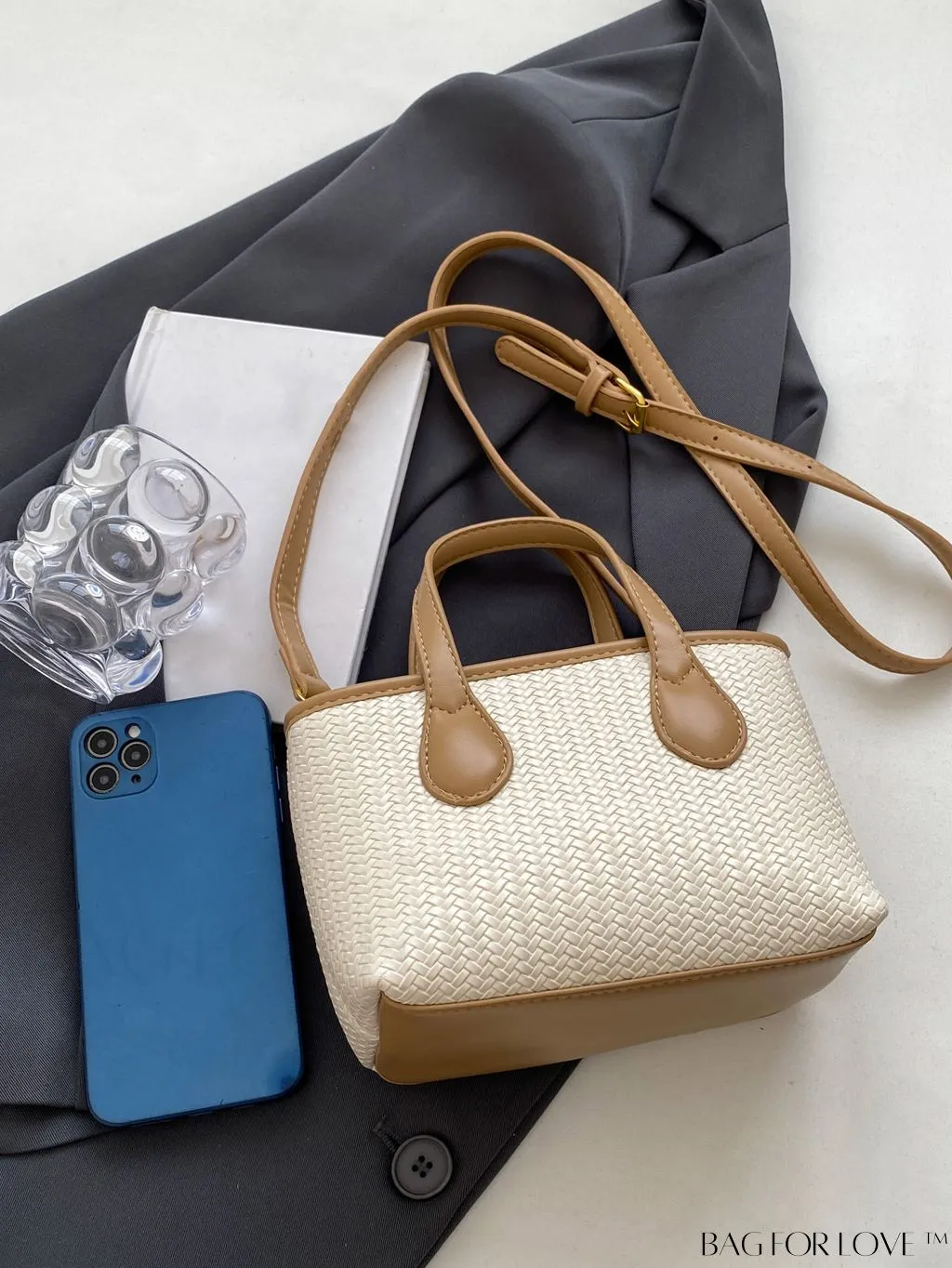 BagForLove - Chic Colorblock Handbag & Shoulder Bag with Minimalist Design