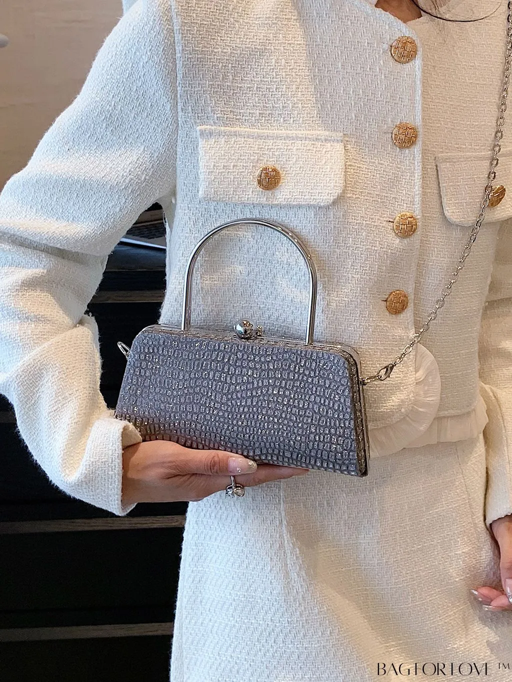 BagForLove - Chic Crocodile Pattern Tote: Fashionable, Simple, and Casual for Women