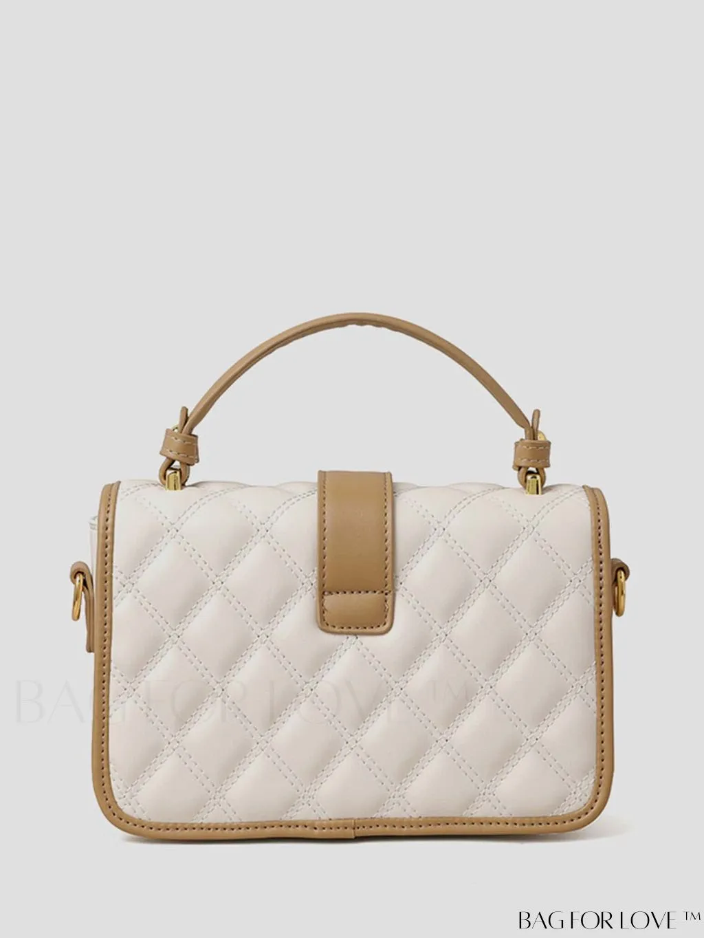 BagForLove - Chic Flap Handbag with Metallic Chain Strap