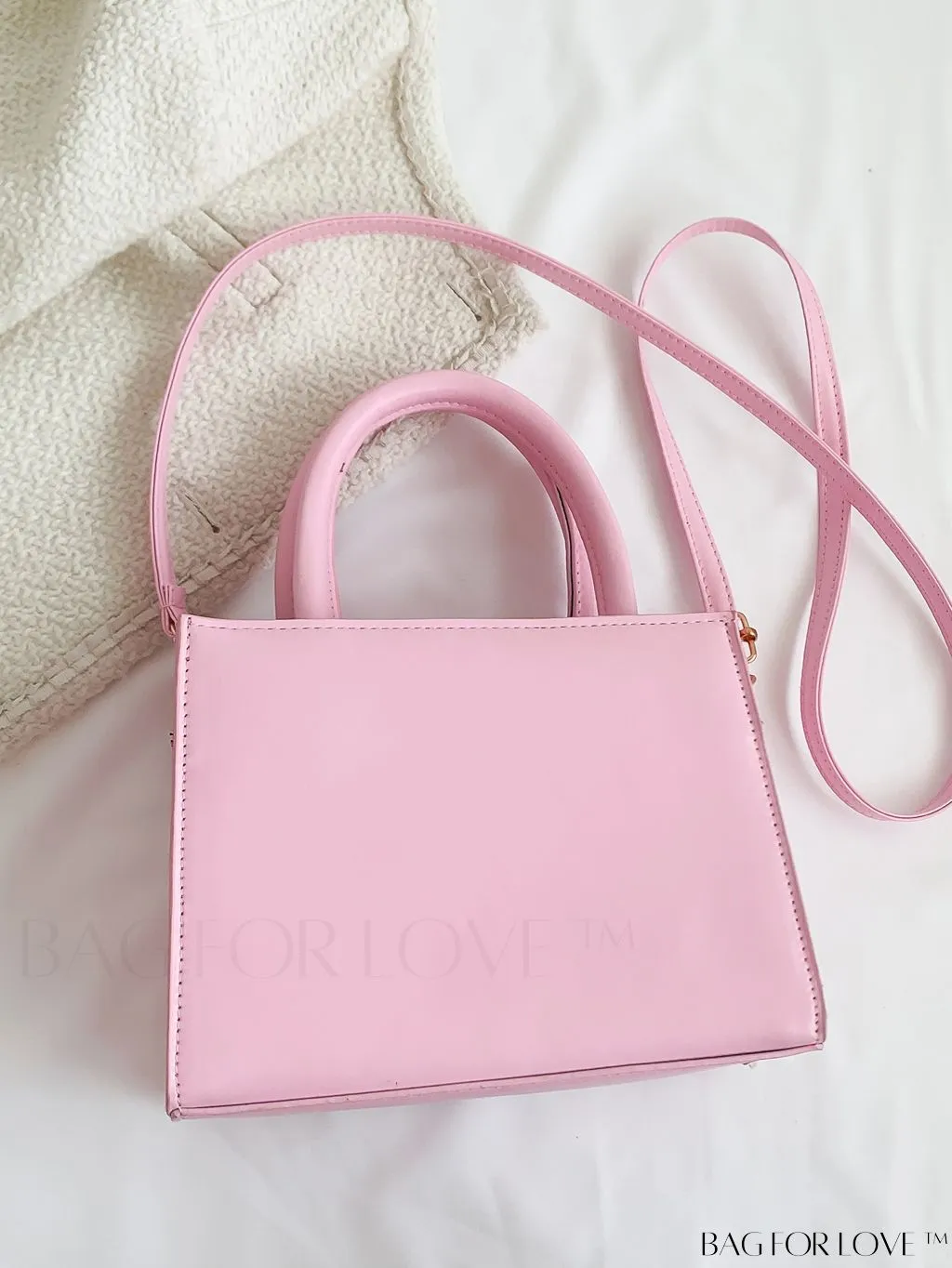 BagForLove - Chic Pink Mini Crossbody Purse - Fashionable and Versatile