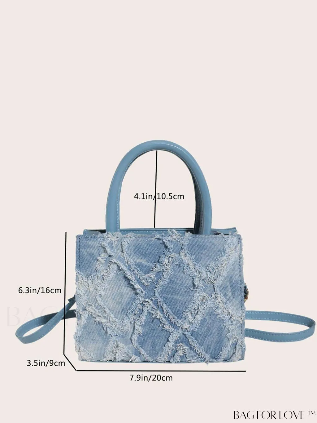 BagForLove - Chic Pink Mini Crossbody Purse - Fashionable and Versatile