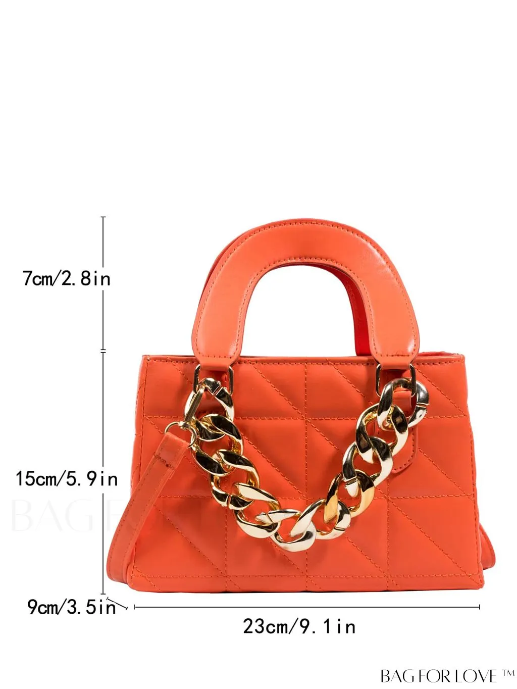 BagForLove - Chic Shoulder Bag: Womens Fashion with Chain Decoration, Handbag, and Crossbody