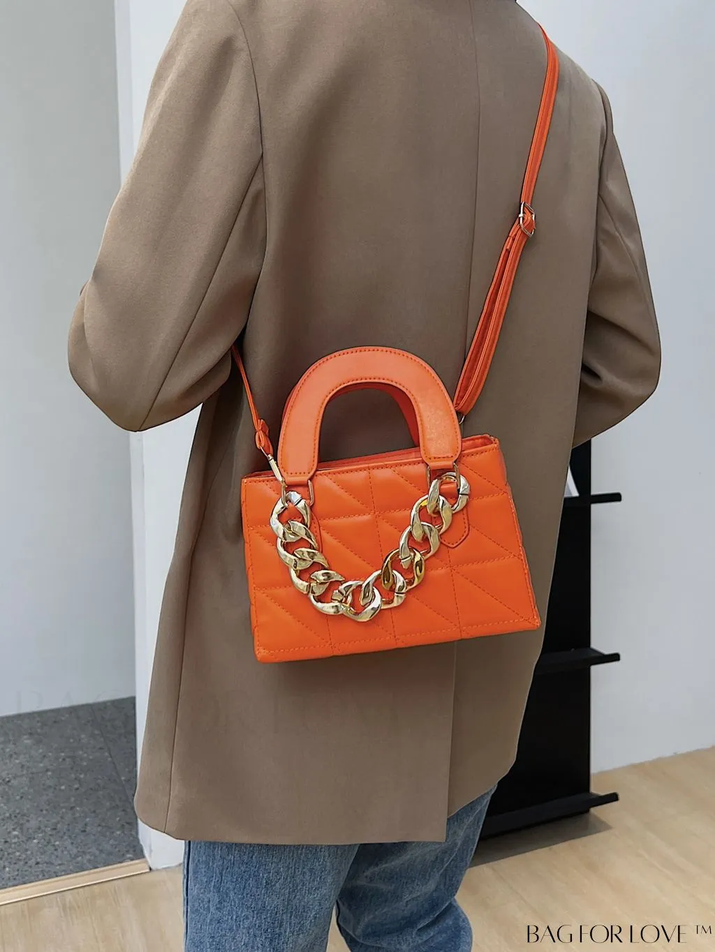 BagForLove - Chic Shoulder Bag: Womens Fashion with Chain Decoration, Handbag, and Crossbody