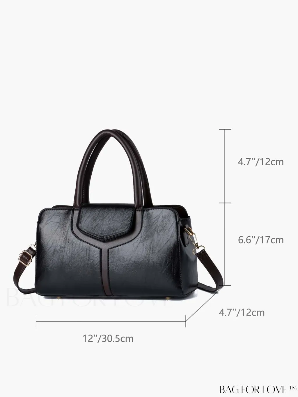 BagForLove - Chic Solid Color PU Leather Womens Handbag - A Fashionable Investment