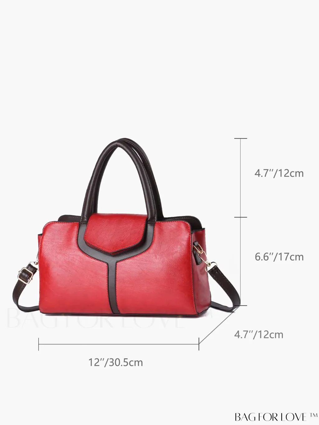 BagForLove - Chic Solid Color PU Leather Womens Handbag - A Fashionable Investment