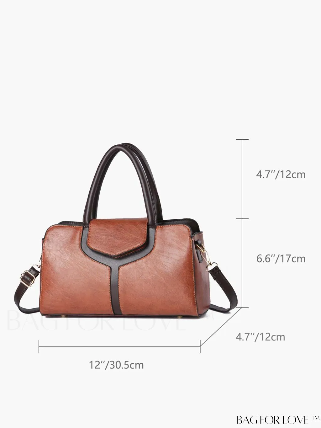 BagForLove - Chic Solid Color PU Leather Womens Handbag - A Fashionable Investment