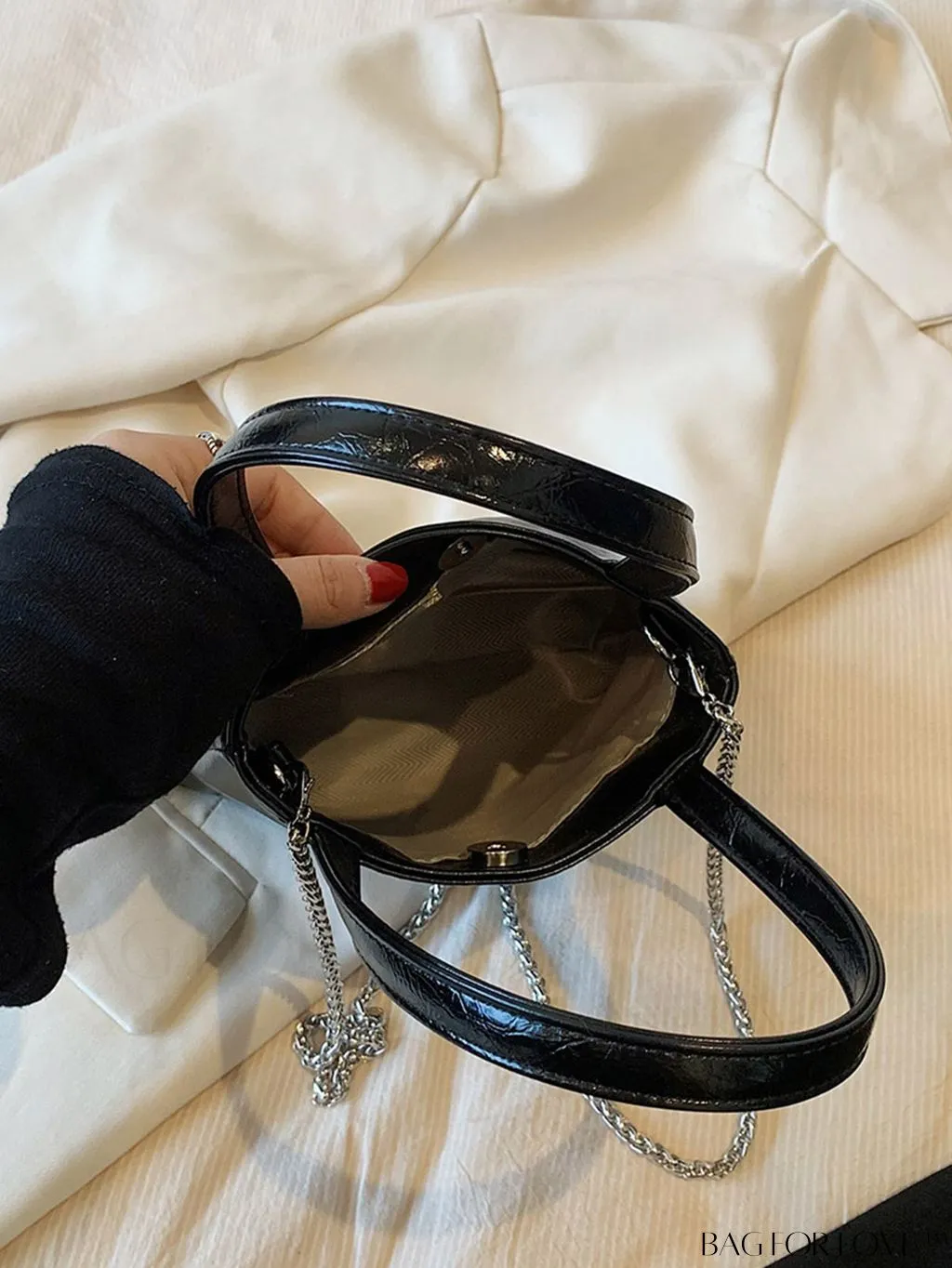BagForLove - Chic Star Pattern PU Handbag for Stylish Women