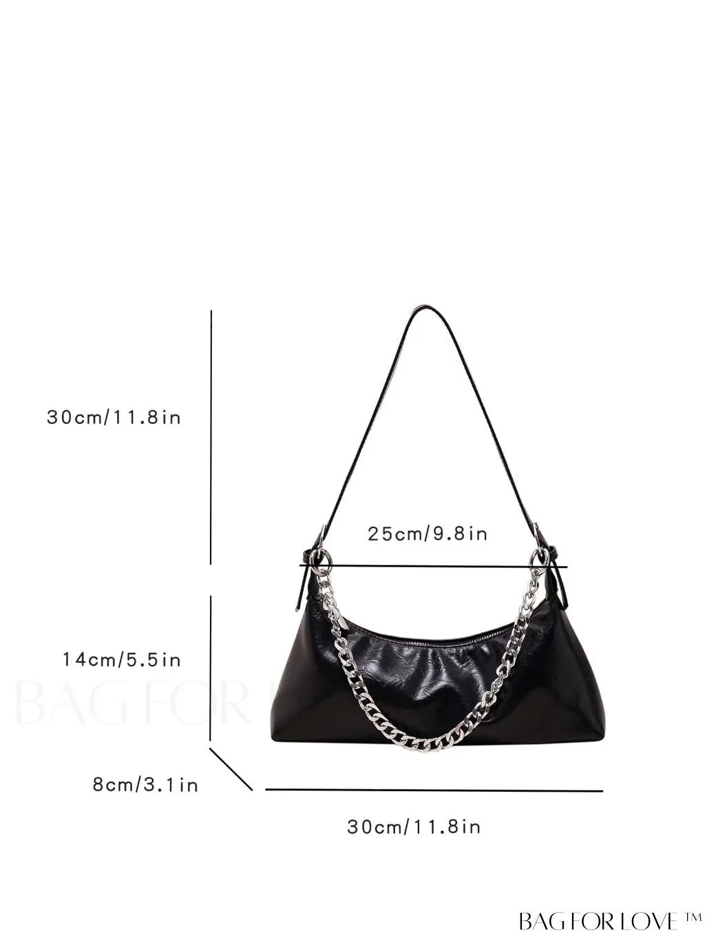 BagForLove - Chic Womens Shoulder Bag with Chain Strap