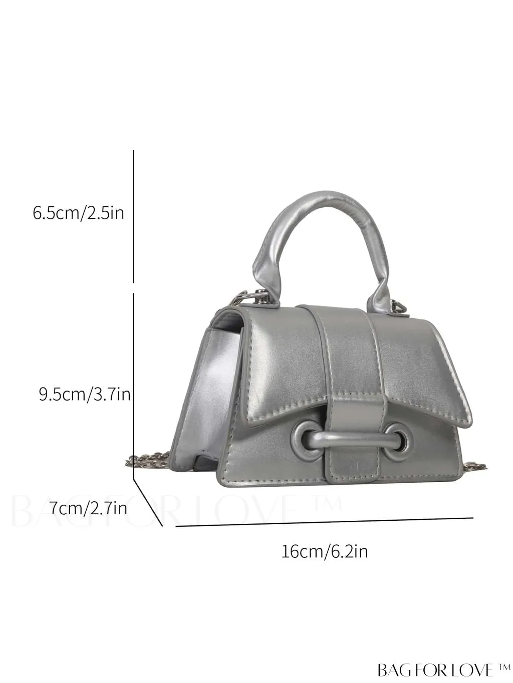 BagForLove - Compact & Chic Shoulder Bag: Ideal for Phones, Lipstick, and Keys