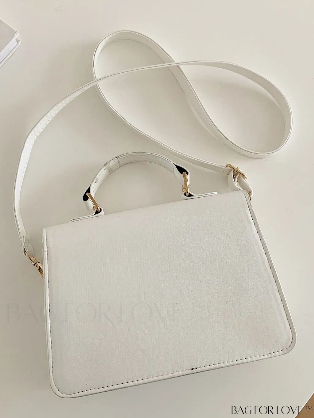 BagForLove - Quilted Butterfly Decor Square Bag - Stylish and Chic Design!