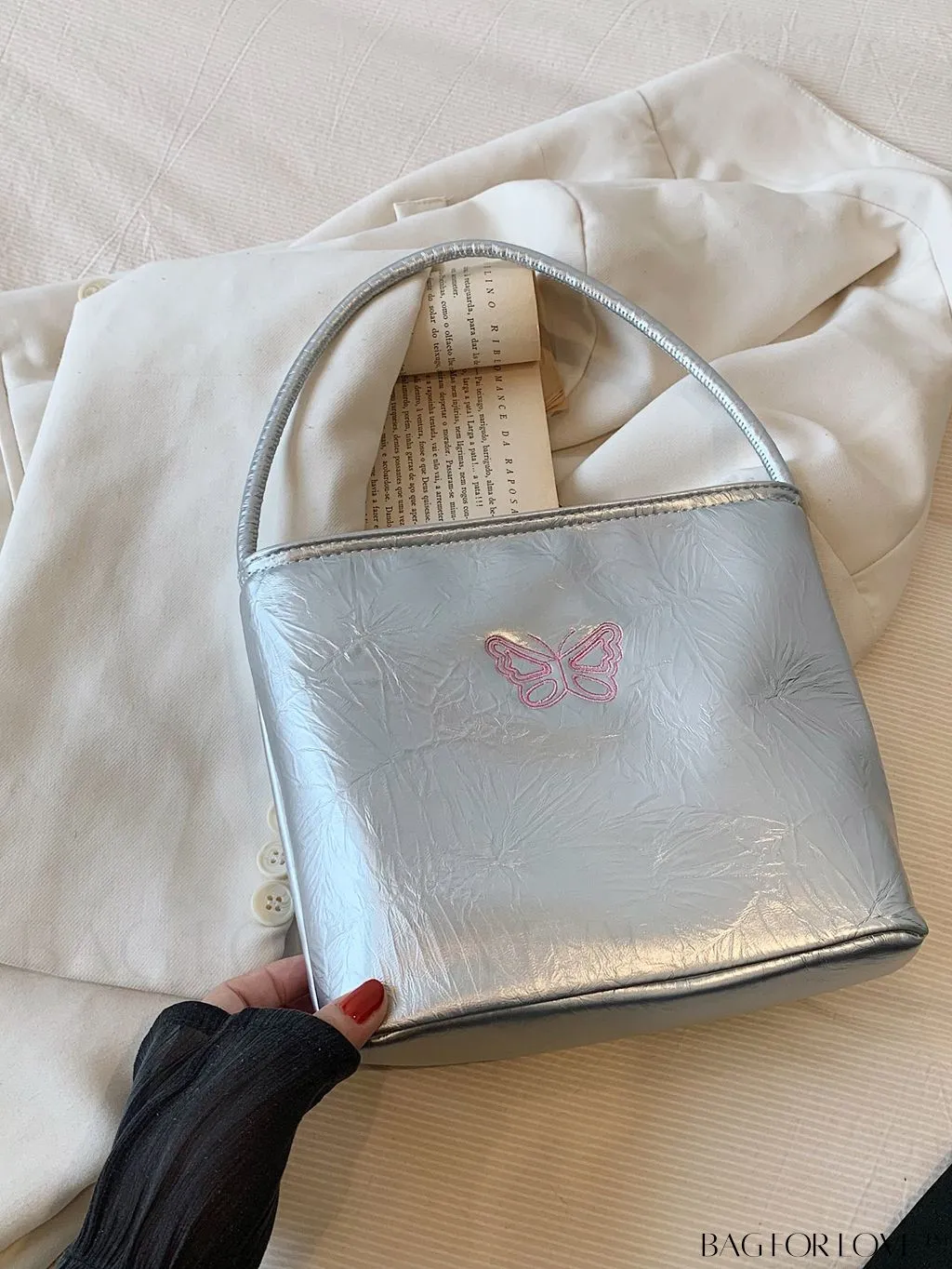 BagForLove - Versatile Butterfly Pattern Tote Bag - Chic Summer Must-Have