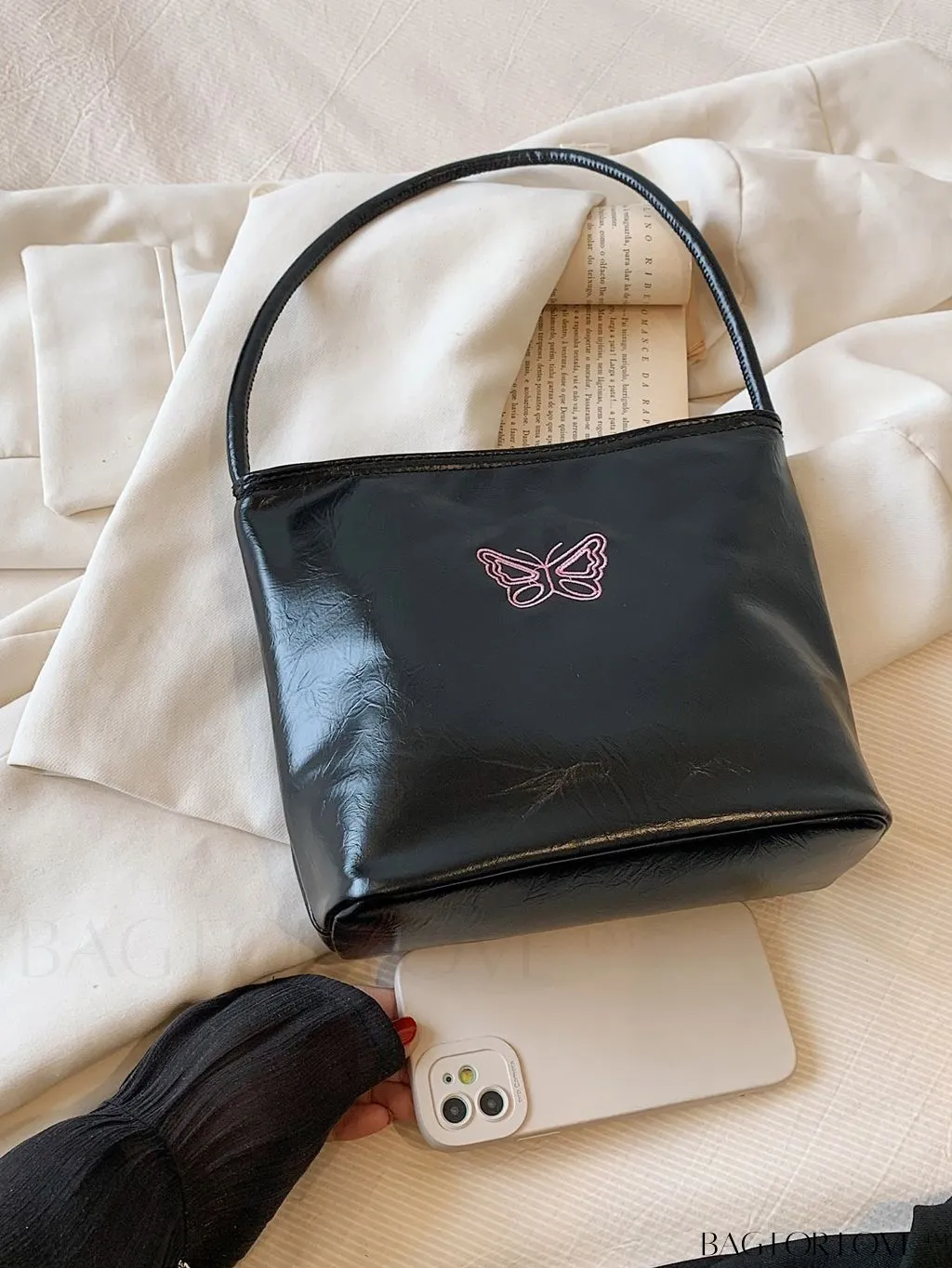 BagForLove - Versatile Butterfly Pattern Tote Bag - Chic Summer Must-Have