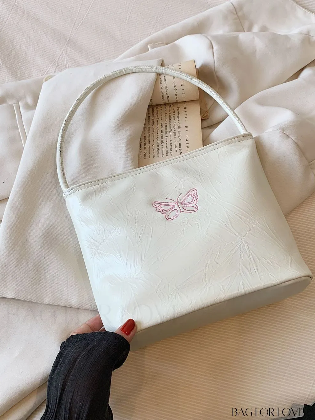 BagForLove - Versatile Butterfly Pattern Tote Bag - Chic Summer Must-Have