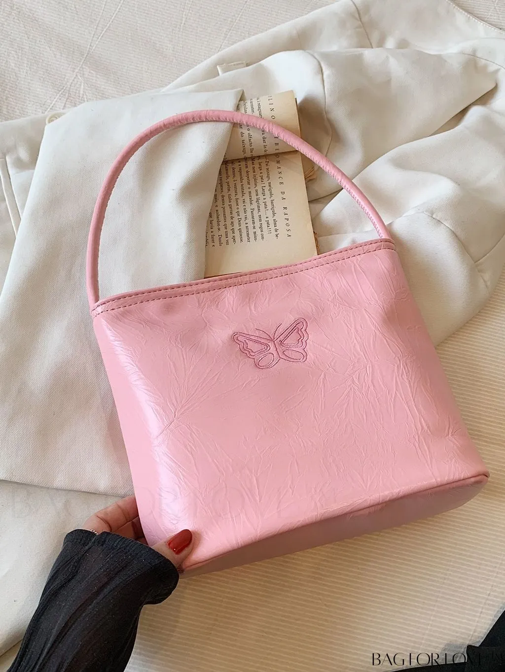 BagForLove - Versatile Butterfly Pattern Tote Bag - Chic Summer Must-Have
