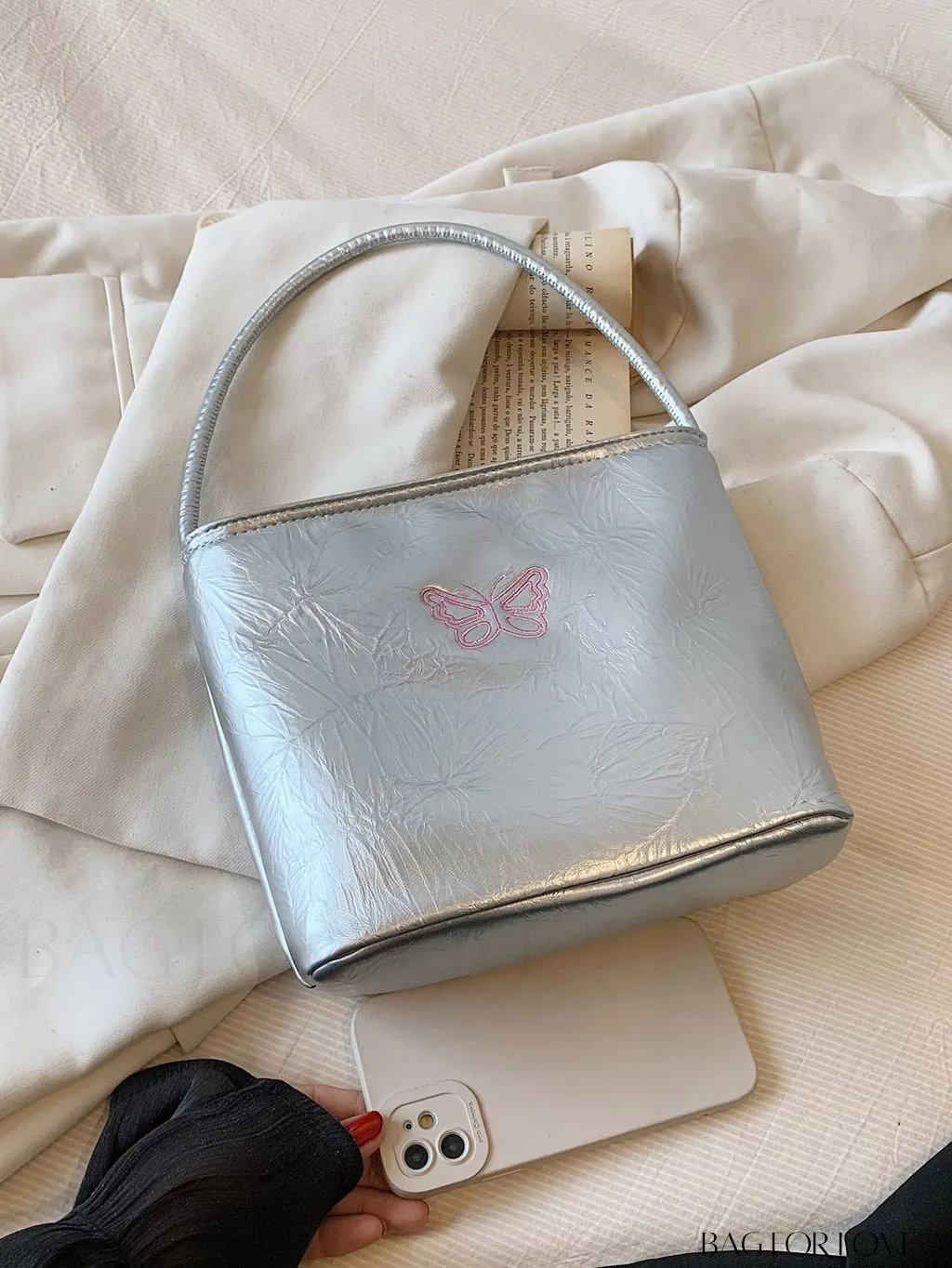 BagForLove - Versatile Butterfly Pattern Tote Bag - Chic Summer Must-Have
